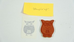 Stampin' Up! Foam Backed Rubber Owl Stamp