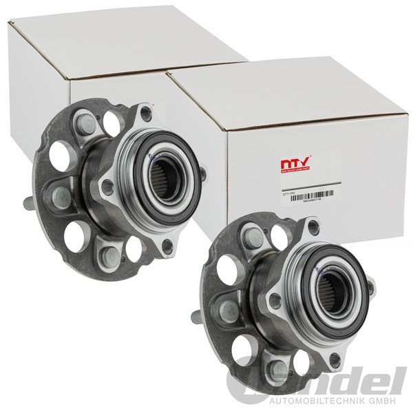 2X NTY RADLAGER-SATZ Hinten Links Rechts Passend FÜR Honda CR-V Links+Rechts-image