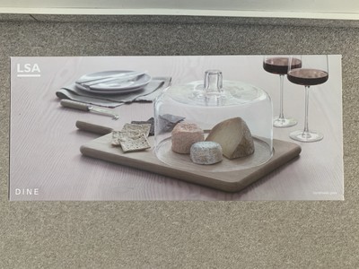 LSA Dine Käseglocke Und Eichenholzbrett