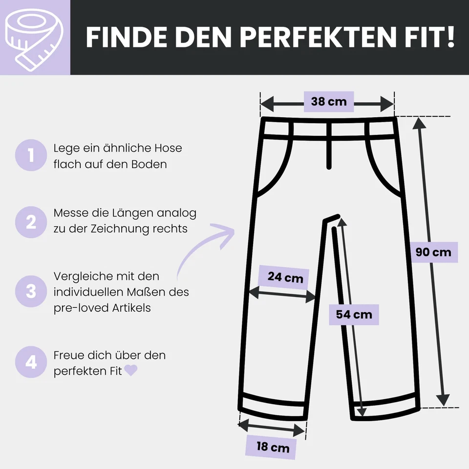 Hose Stoff Damen Gr. 38Weekday Schwarz - Bild 4 von 4