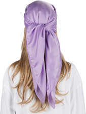 RIIQIICHY 35 Inch Head Scarf for Women Hair Scarf Like Silk Scarf Square Scarf B