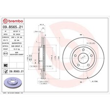 Brembo 09.b565.21 Prime Disc Brake Kit