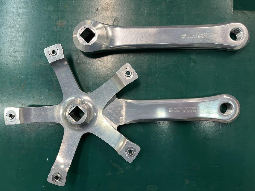 Shimano Dura-Ace Fc-7600 Crank 167.5Mm Pisto Njs Lightweight Shimano Dura-Ace Fc-7600 Crank 167.5Mm Pisto Njs Lightweight