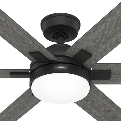 Hunter 52 Georgetown ENERGY STAR Ceiling Fan W/ LED Light, Remote - Contemporary - Picture 16 of 24