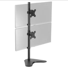 VIVO Dual LCD Monitor Vertical Stand Mount, Fits 2 Ultrawide Screens up to 34"