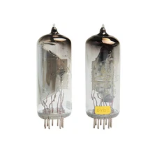 2pcs Beijing 6E2 Electron Tube Magic Eye Tube Fluorescence Tuning Indicator Tube