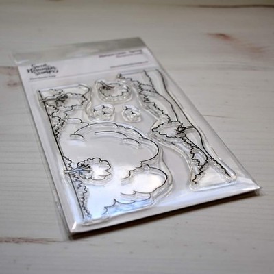 Sweet November Stamps, clear stamp, Horizon Lines: Spring