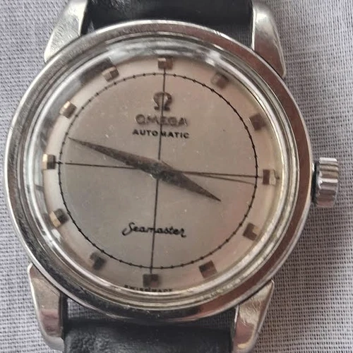 vintage omega seamaster stainless steel bumper automatic mens watch