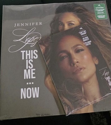*** JENNIFER LOPEZ - THIS IS ME NOW SIGNED VINYL *** + EXCL. CD BUNDLE + SHIRT