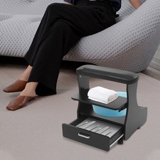 Foot Rest Pedicure Manicure Funiture Footbath Stool with Wheels, Trolley