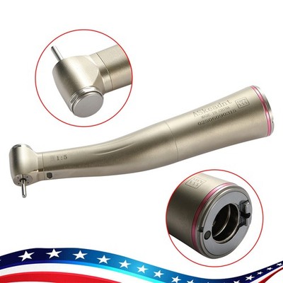 ASK Dental 1:5 Fiber Optic LED Contra Angle Handpiece Mini Small Head E-type