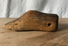 Vintage Wooden Shoe Last Form Cobbler Mold Primitive Industrial Decor