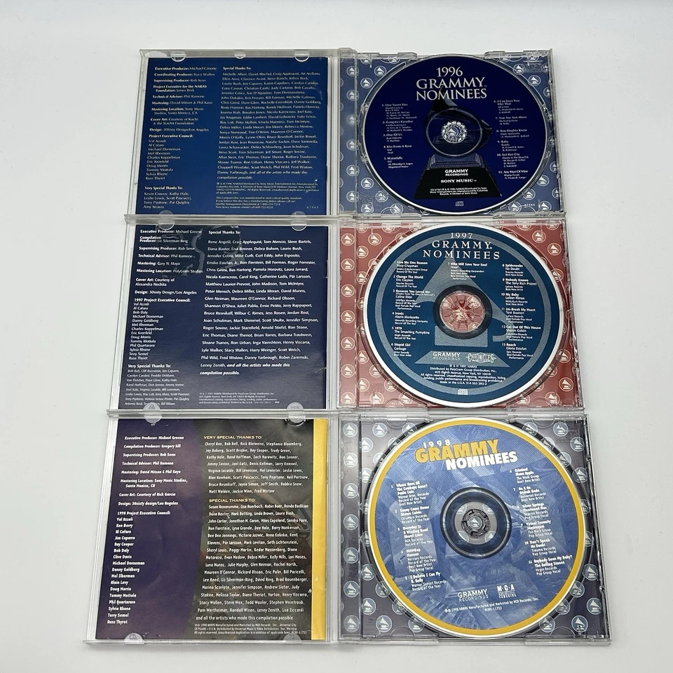LOT OF 9: GRAMMY NOMINEES GREATEST CDs: 1996-1999, 2000, 2001, 2009, 2011, Vol.3 - Image 4 of 4