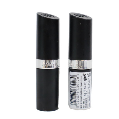 2 PACK Rimmel Lasting Finish Lipstick 124 Bordeaux, 0.14 oz