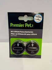 PREMIER PET GUARDIAN 6V LITHIUM FENCE BATTERIES GAC11-16351 NEW 2 PACK