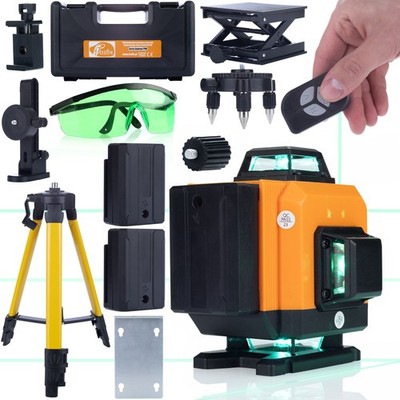 ROT16L Laser Level Set - 16 Green Lines | 532nm 3500mAh | Construction