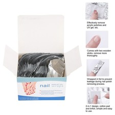 50pcs Nail Polish Remover Foil Wraps Effectively Remove Acrylic Polishes HOT