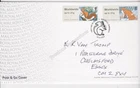 GB ROYAL MAIL FDC 2015 POST & GO WINTER FUR WW 20G HANDWRITTEN