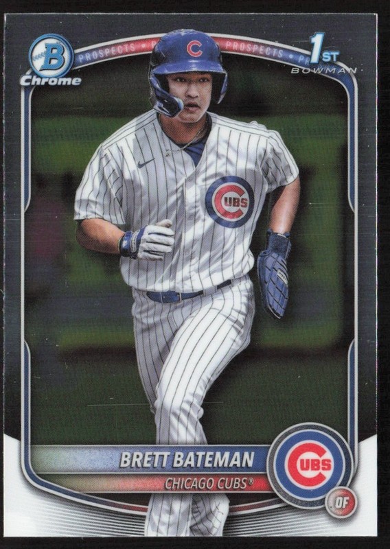 2025 Bowman Chrome Prospects Brett Bateman #BCP-226 GS1-4