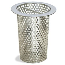 4in Commercial Floor Drain Strainer,6in Tall with Carry Handle 316 Stainless ...