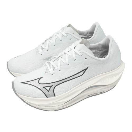Mizuno Wave Rebellion Flash 3 White Silver Men Unisex Road Running J1GC2536-81