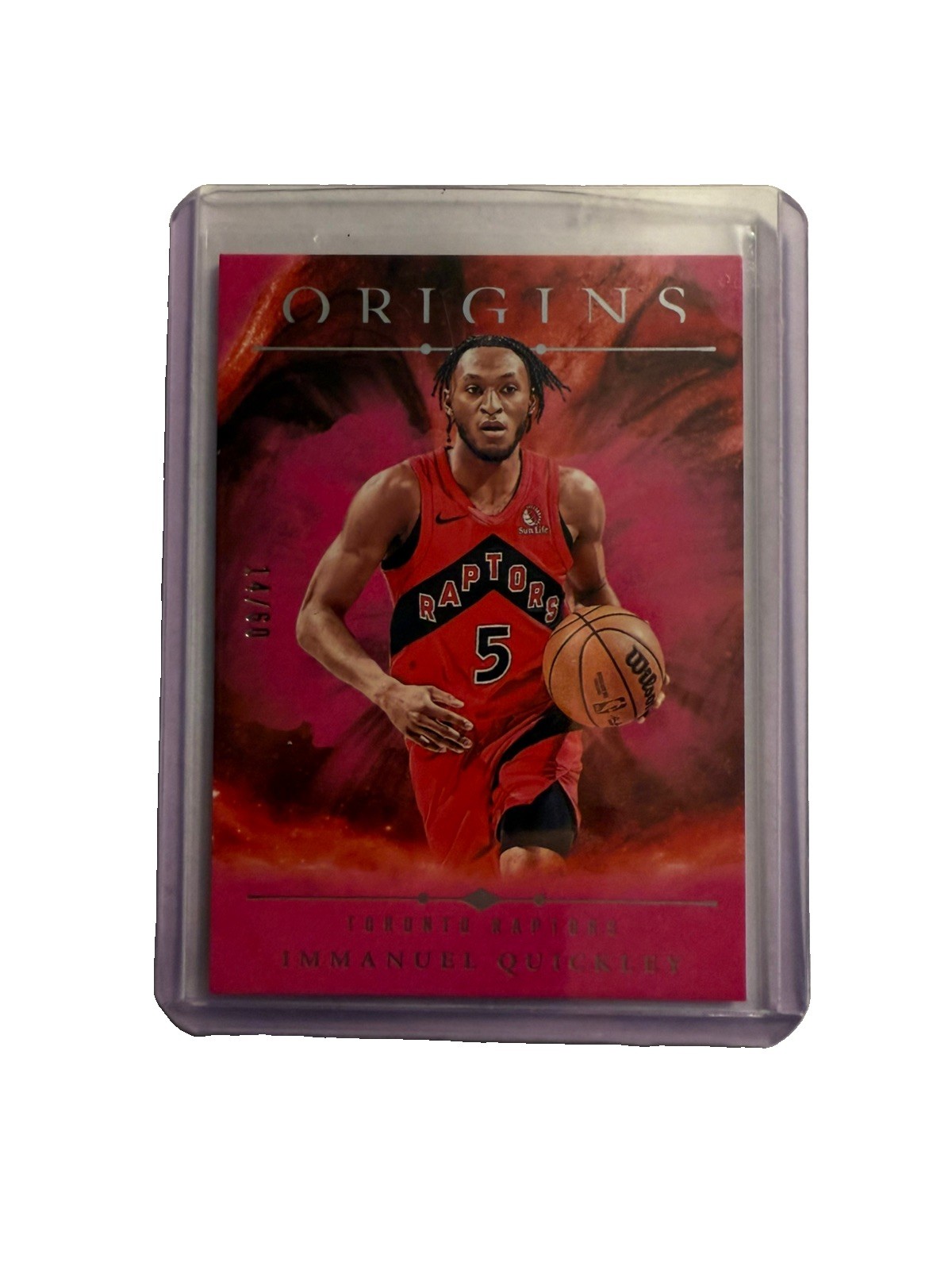 2024-25 Panini Origins - Immanuel Quickley #5 Pink /60