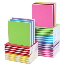 48 Pack Colorful Mini Blank Books, Bulk Pocket Sized Notebooks for , 4x4 In S...