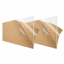  2-Pack SimbaLux  Acrylic Sheet Clear 6  x12  1/8  Thick 3mm Plexiglass