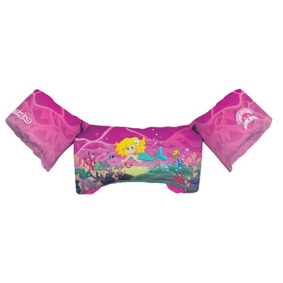#ad Airhead Water Otter Elite Kids Child Life Jacket Vest with Arm Bands Mermaid $18.99