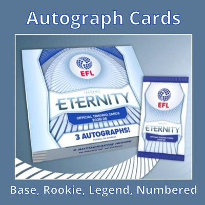 EFL Eternity Cards Panini 2026 - Autograph Cards + MAGENTA, GOLD, BLACK 1/1