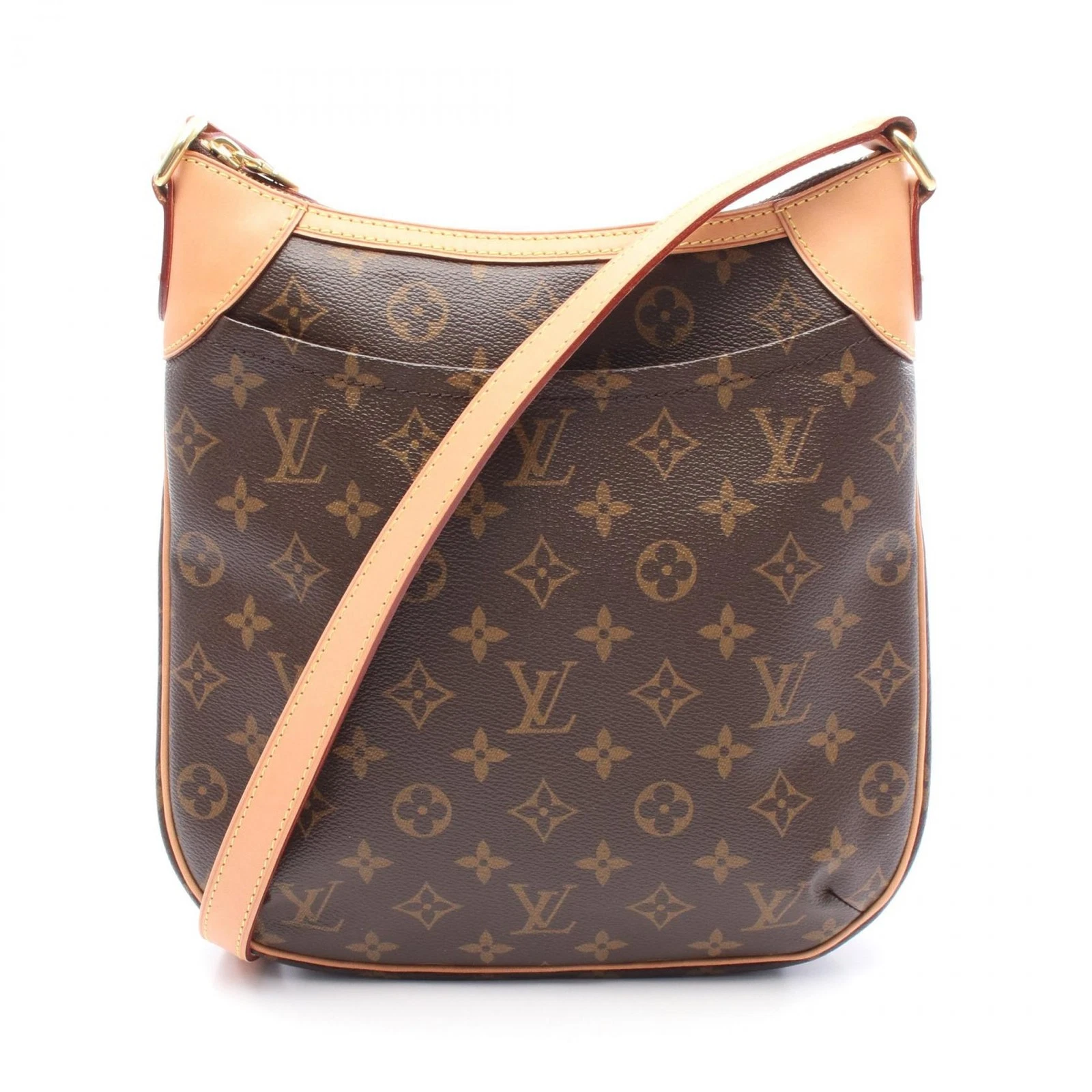 LOUIS VUITTON（LV） Borsa a tracolla Louis Vuitton Odeon PM M56390 tela monogramma marrone usata