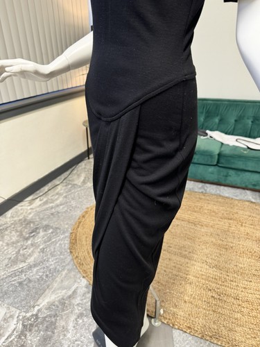 Vintage 80s Ronnie Rosado Black Dress Size 4 - Picture 5 of 11