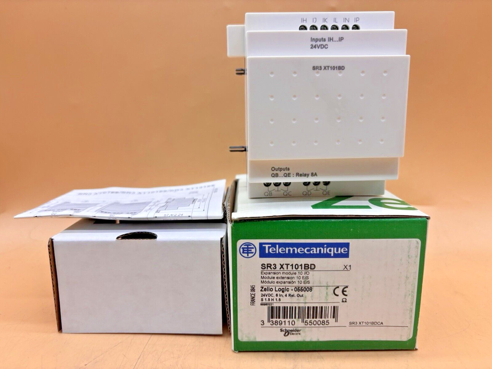 Extension Zelio SR3XT101BD Schneider Electric 24VDC avec 10 E/S pour relais