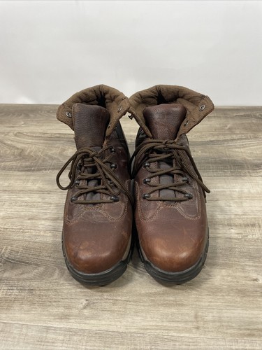 Brown Leather Work Boots Size 13D 84315 
