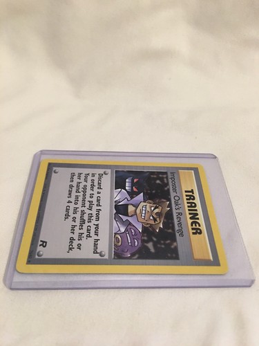 Pokemon TCG Imposter Oak’s Revenge Team Trainer Rocket Set 76/82 Uncommon Card - Picture 10 of 10