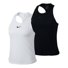 Nike AA1199 Nuevo Para Mujer $55 Cancha Dry Slam Tank Tenis Camiseta Básica Correr Verano
