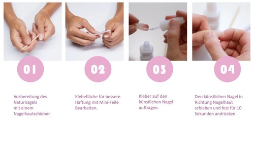 Nagelkleber für kunstnägel tips-kleber extra stark stark zum aufkleben nail glue - Bild 8 von 9