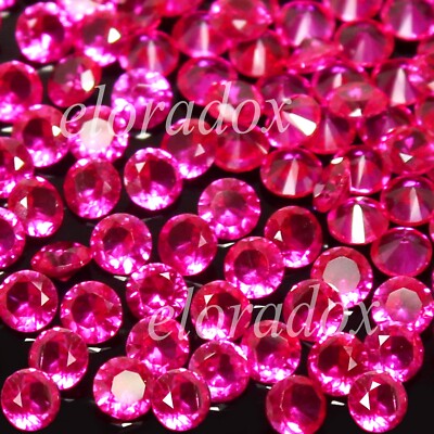 Natural Certified Mogok Pigeon Blood Red Ruby 3.00 MM Round AAA+ Gemstone 20 Pcs