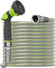 Flexible Garden Hose 75 FT - Heavy Duty Non-Expandable 75FT Outdoor Water Hose P