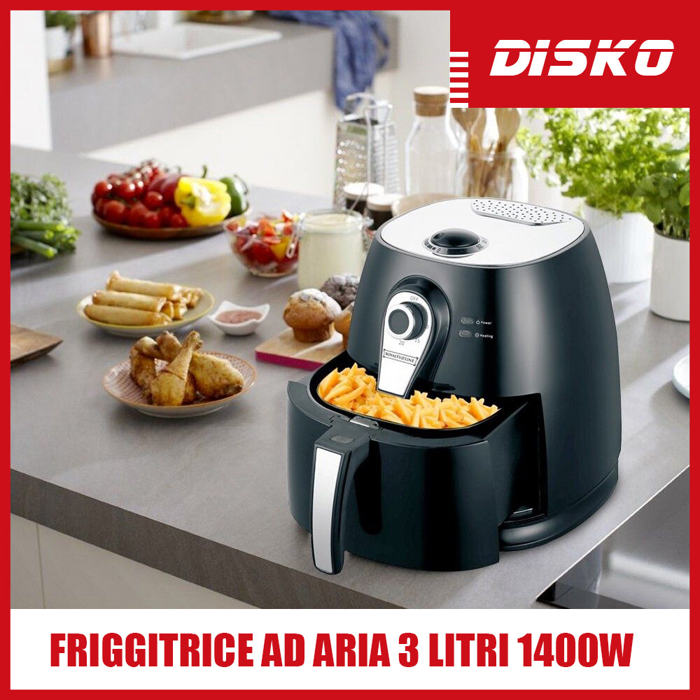Friggitrice ad Aria Design 3L | Air Fryer Elegante per Cucina Moderna