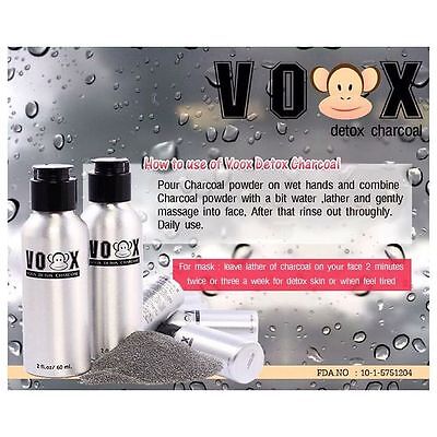 VOOX DETOX CHARCOAL CLEANSING FOAM REDUCING ACNE SKIN SOFT AND SMOOTH
