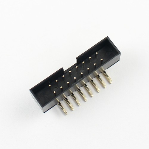20Pcs 2mm 2.0mm Pitch 16 Pin Right Angle Male Shrouded IDC Box Header Connector - Picture 2 of 6