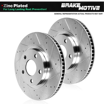 Front Drill Slot Brake Rotors For 2012 2013 2014 2018 Jeep Grand Cherokee Srt8 Ebay
