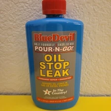 BlueDevil Pour-N-Go Oil Stop Leak #49499 8 oz.  Permanent Repair Guaranteed New