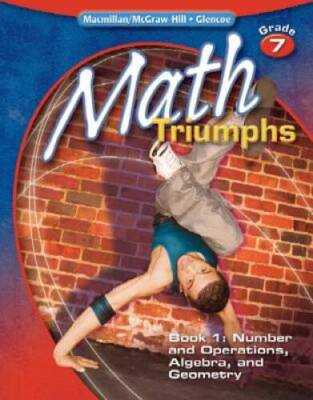 Math Triumphs, Grade 7, Student Study Guide, Book 1: Number and Operation - GOOD