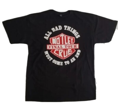 モトリークルー Tシャツ Motley Crue Final Tour 2014 Motley Crue. Final Tour 2014. W/Alice Cooper Shirt. Black