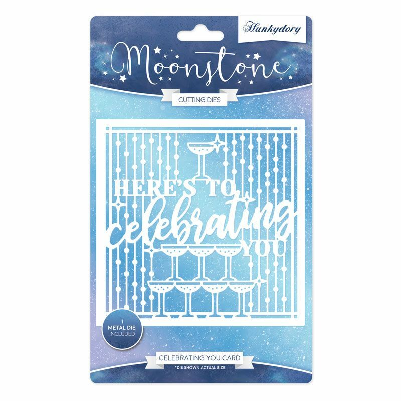 Hunkydory Moonstone - Celebrating You Card - Cut-a-Card Die Set - MSTONE229
