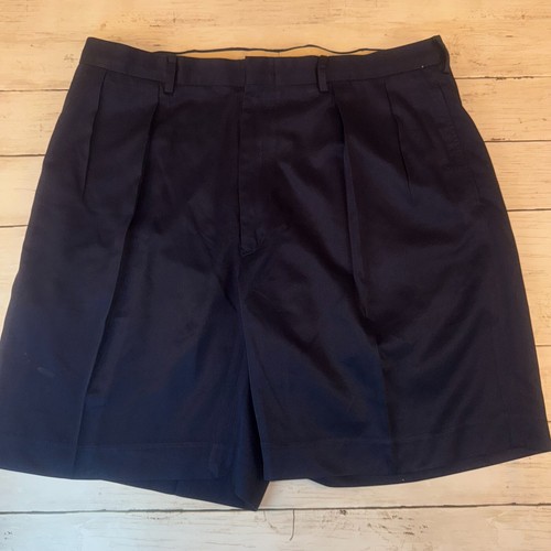 Vintage Polo Golf Ralph Lauren 90s Navy Blue Shorts Pleated Men’s 36