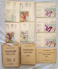 Original 1941 WWII German Military European Russia - Karelien & Kola Maps Set