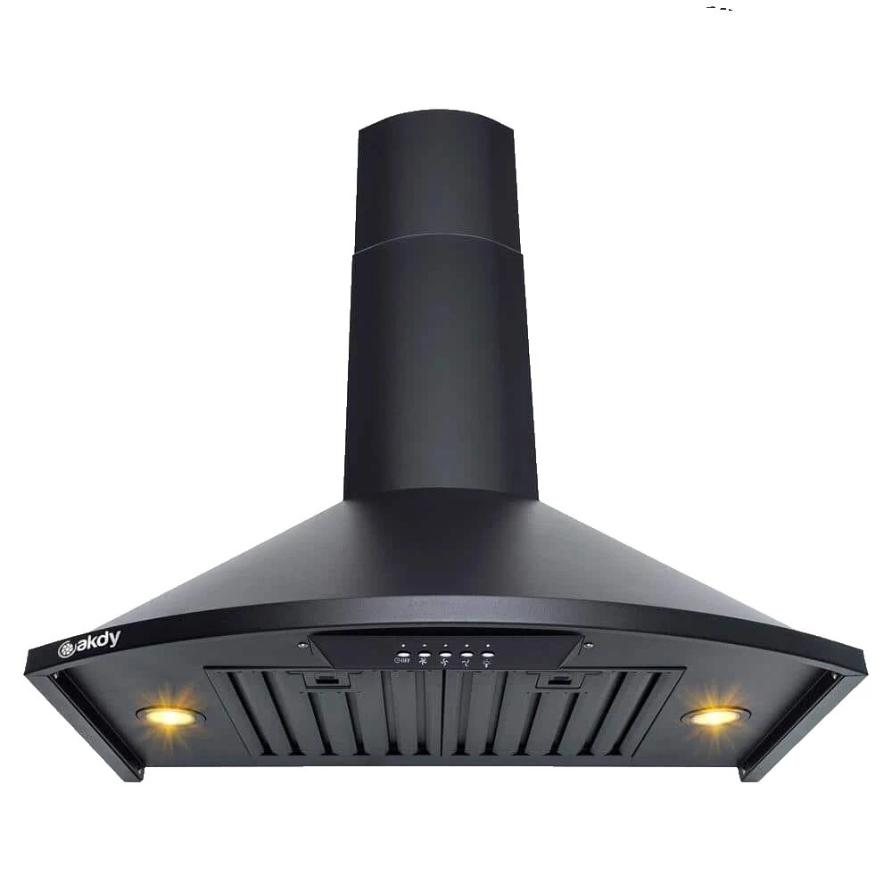 Black Vented Range Hoods